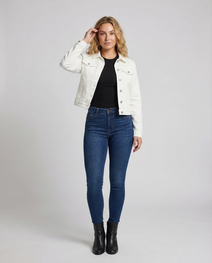 Damen Denimjacke Kurz - Eveloria