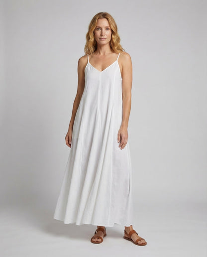 Damen Maxikleid Mehrschicht - Eveloria