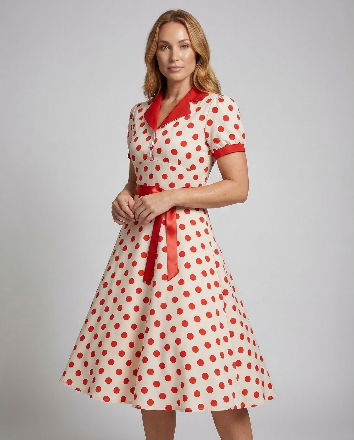 Damen Retro Swingkleid - Eveloria