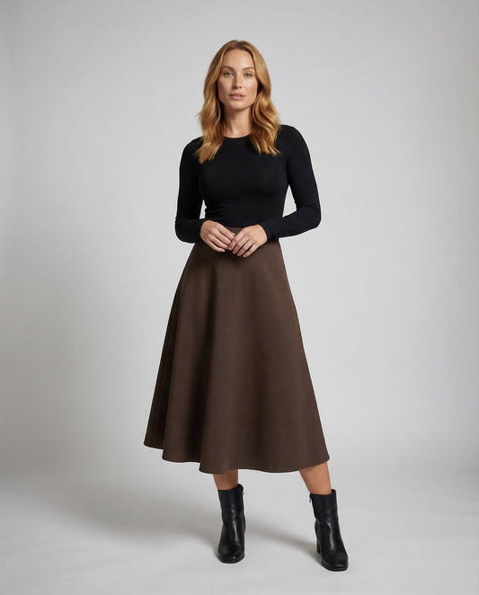 Damen Maxirock Tellerrock - Eveloria