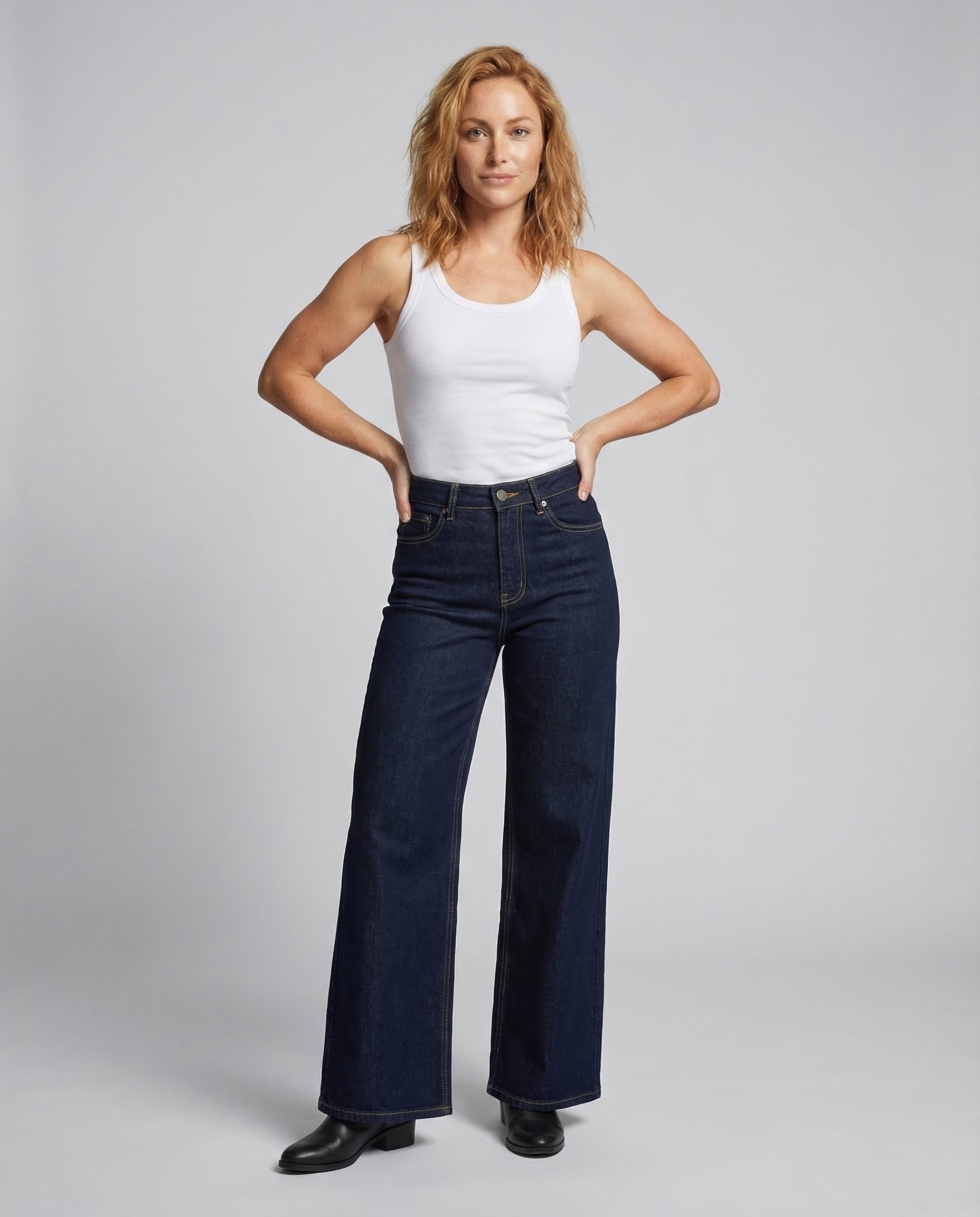 Damen Palazzo-Hosen Elastisch - Eveloria