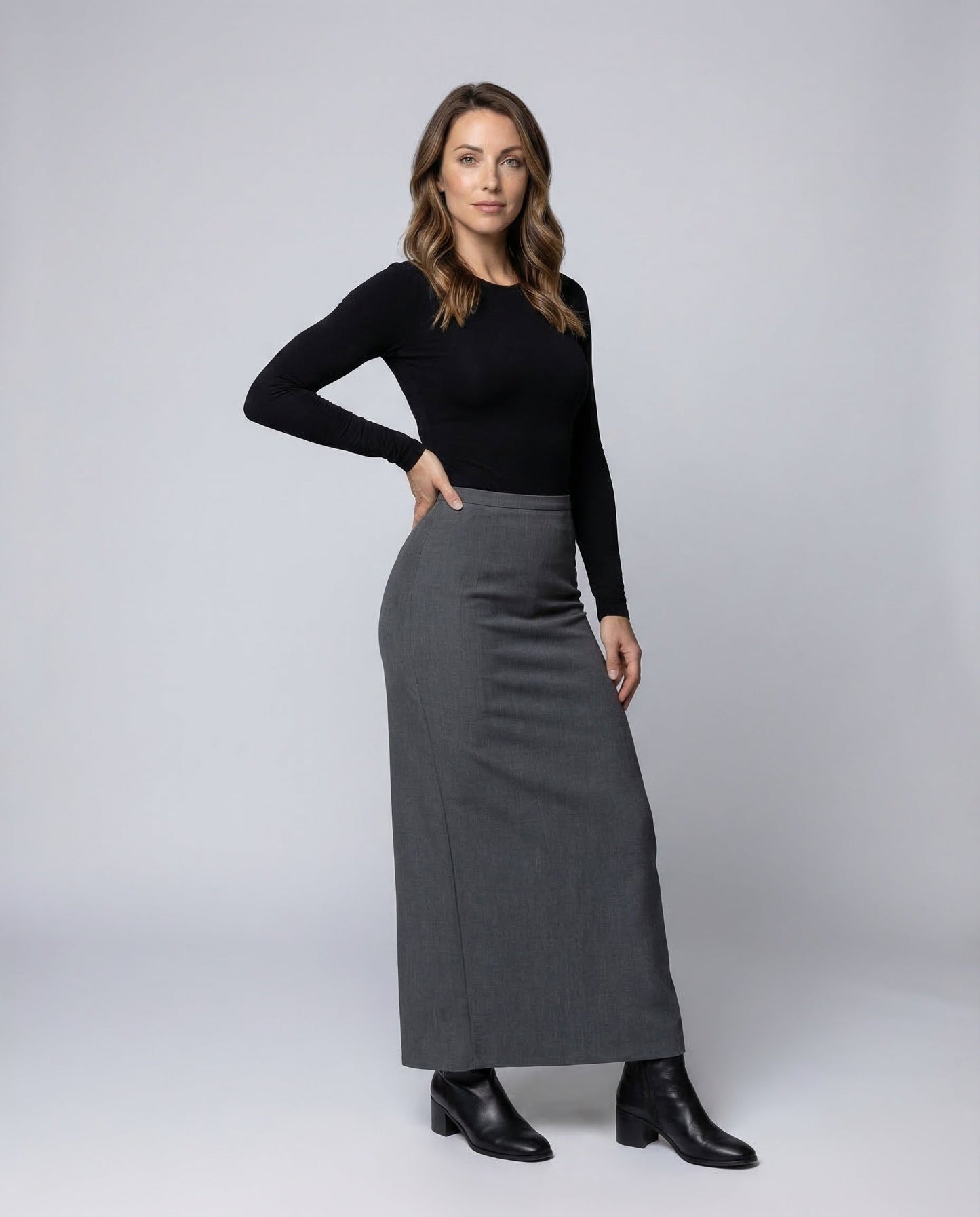 Damen Maxirock Mit Schlitz - Eveloria