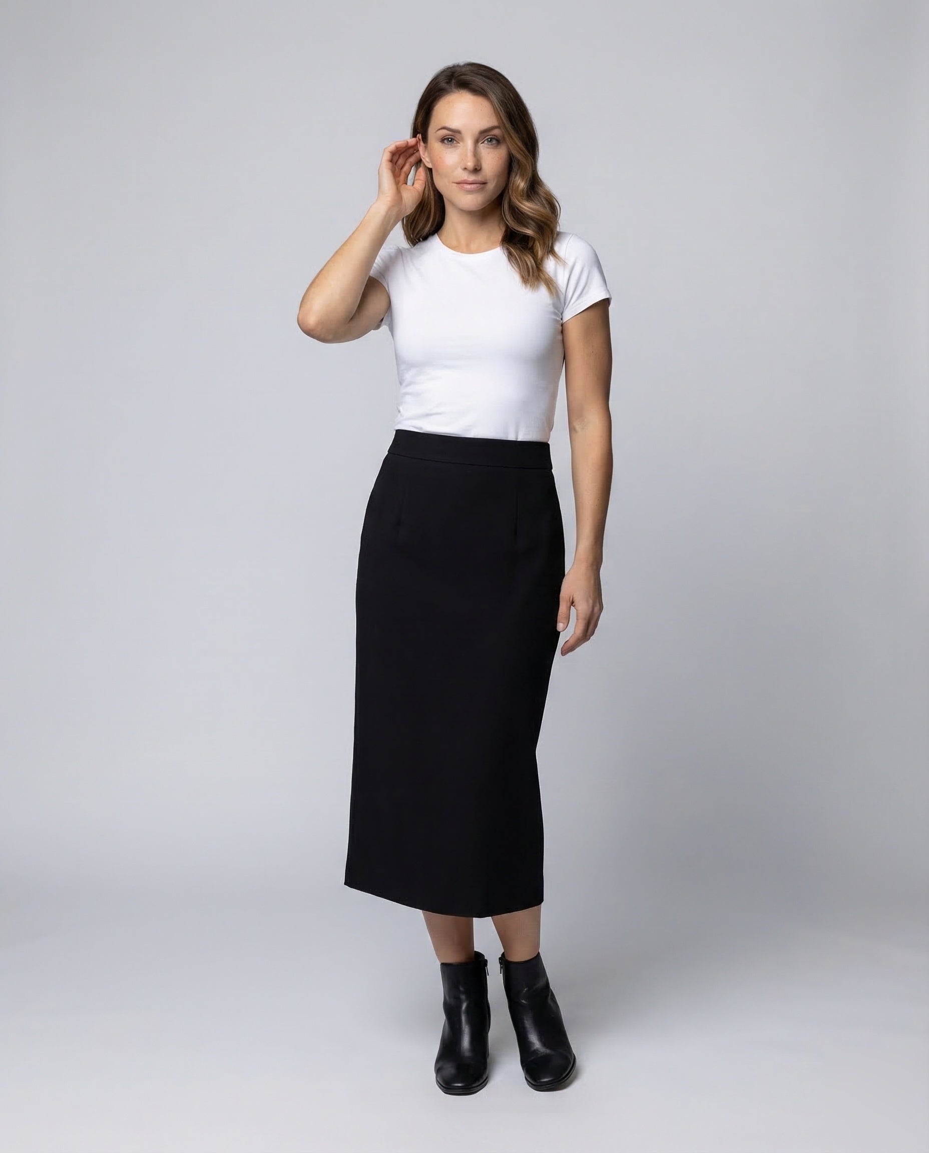 Damen Midirock Schlank - Eveloria