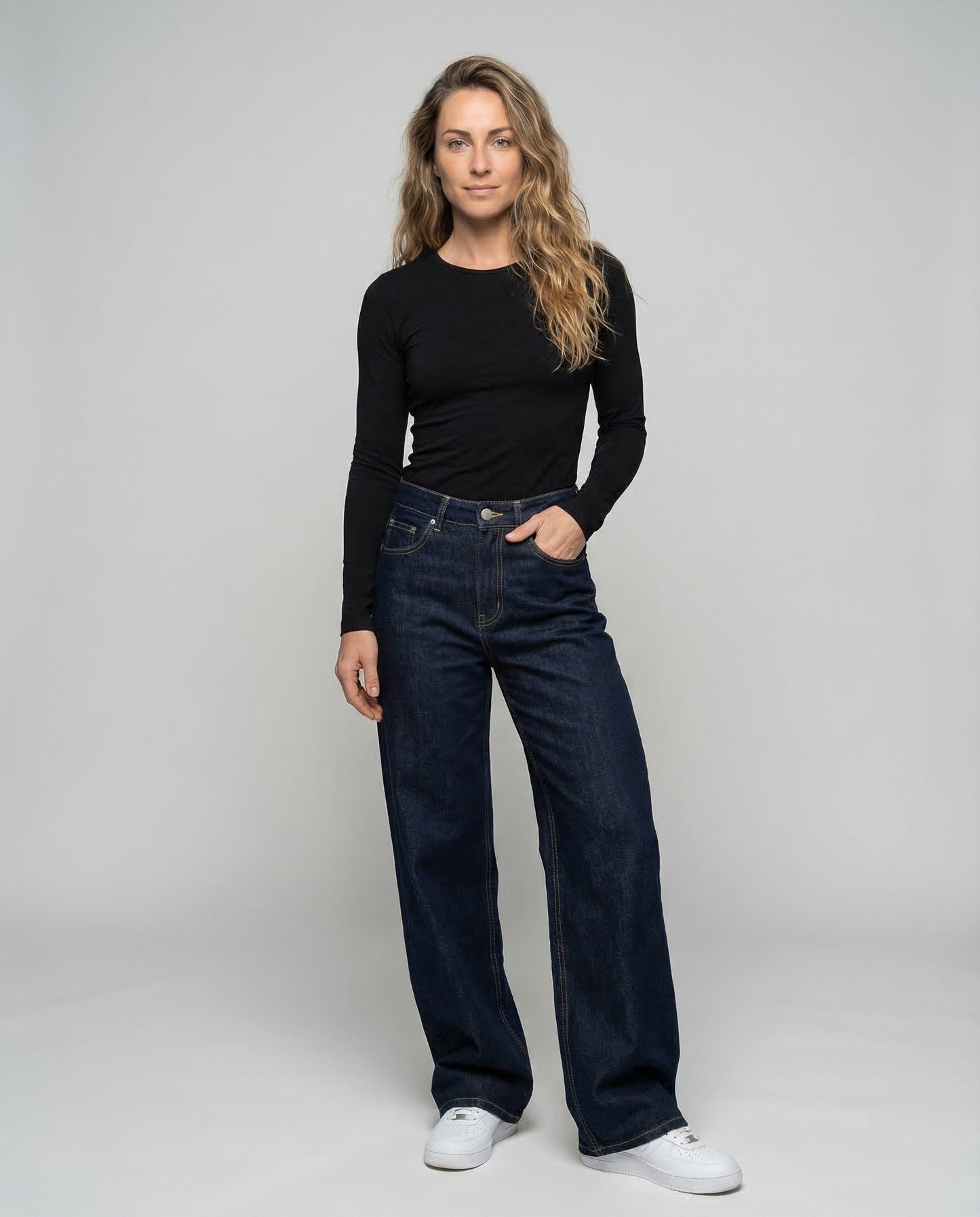Damen Ultraweite Jeanshose - Eveloria