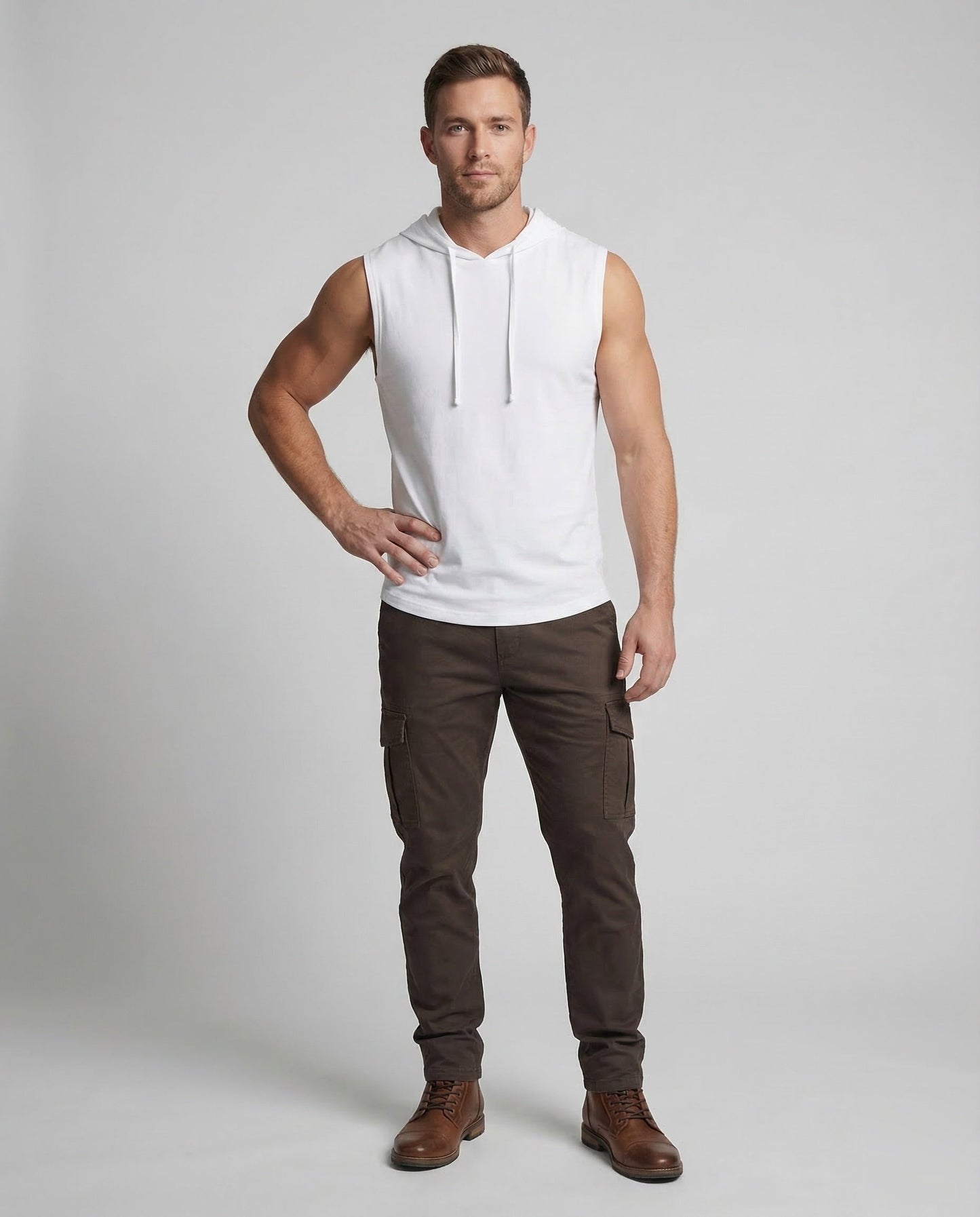Herren Tanktop mit Kapuze - Eveloria