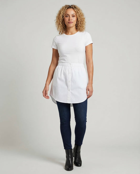 Damen Bluse Knopfleiste Einsätze - Eveloria