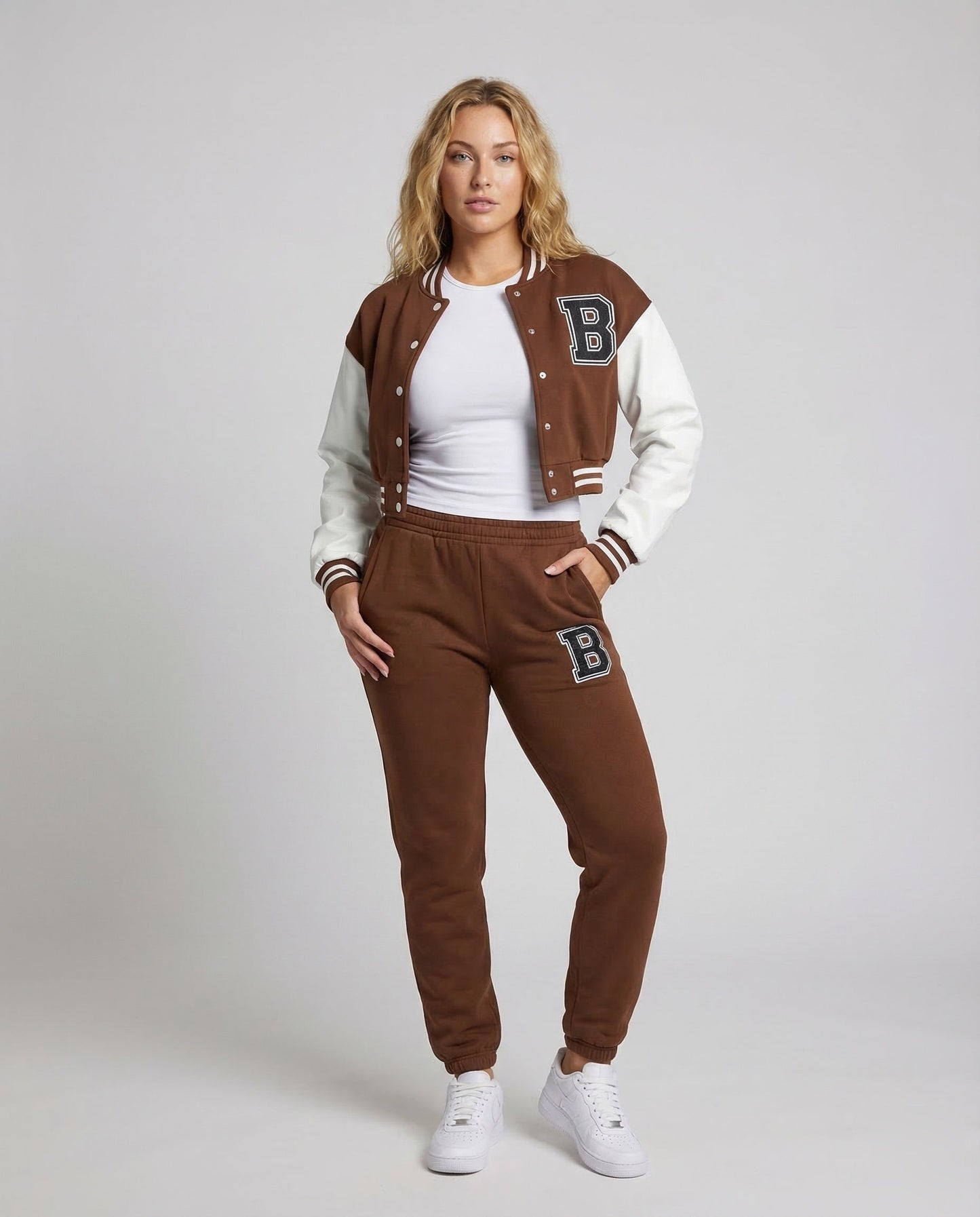 Damen Jogginganzug mit Bomberjacke - Eveloria