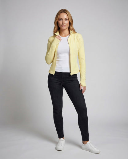 Damen Sportjacke Stretch Figurbetonter Schnitt - Eveloria
