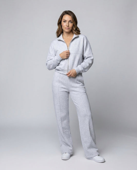 Damen Sweatpalazzohose Freizeitanzug - Eveloria