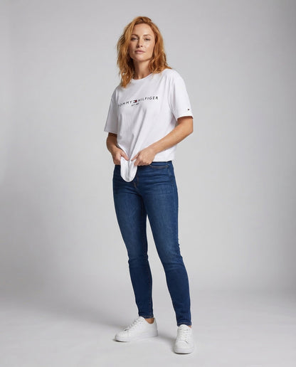 Damen Oversize Longline-Shirt mit Vorderdruck - Eveloria