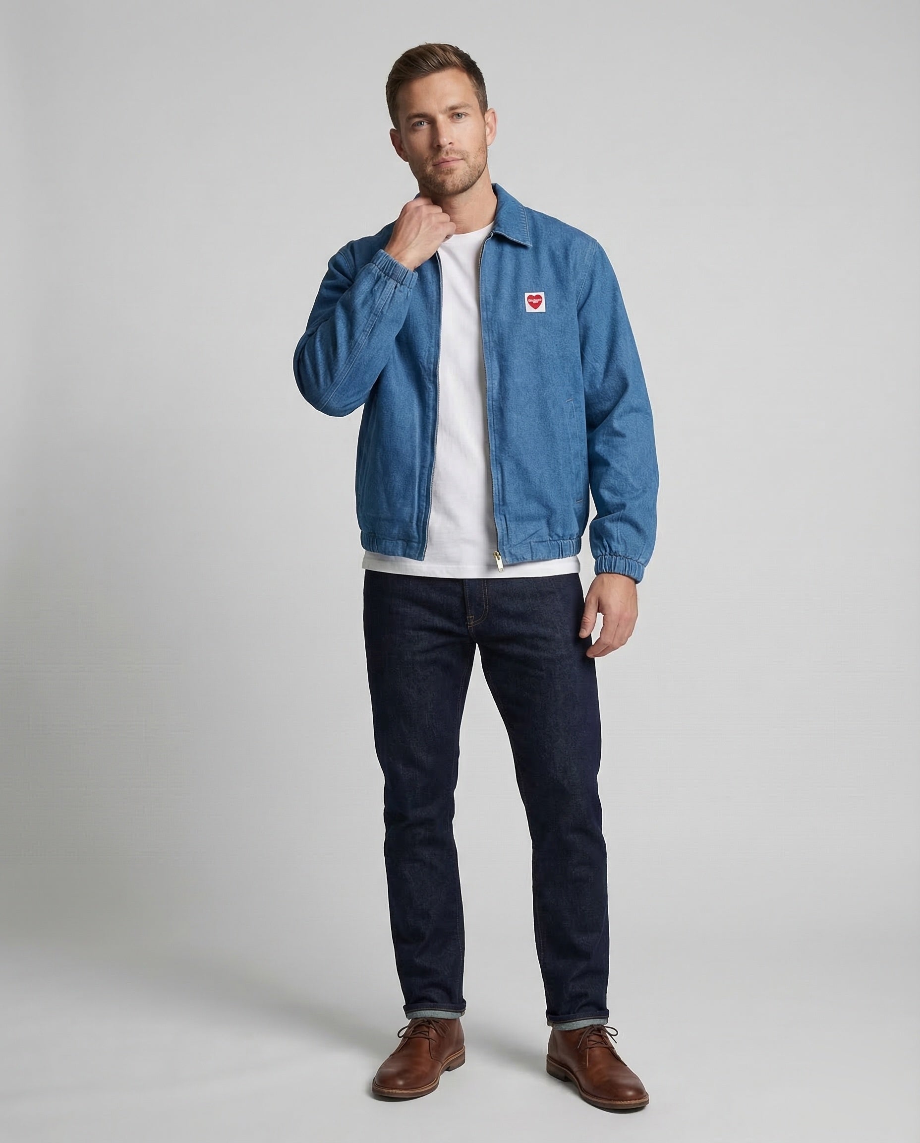 Herren Blousonjacke Baumwoll-Canvas - Eveloria
