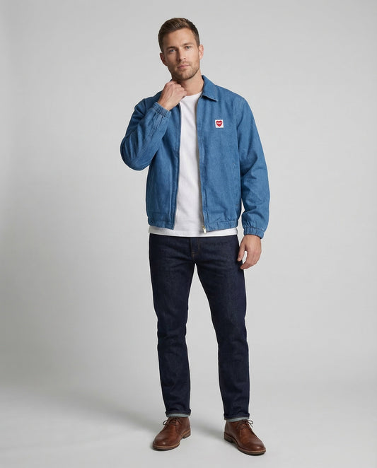 Herren Blousonjacke Baumwoll-Canvas - Eveloria