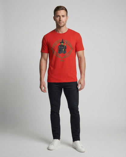 Unisex Baumwoll T-Shirt mit Hexenmotiv - Eveloria
