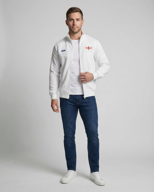 Unisex Trainingsjacke mit Kreuzpatch - Eveloria