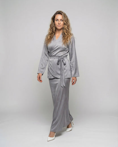 Damen Zweiteiler-Set Maxirock Elegantes Design - Eveloria