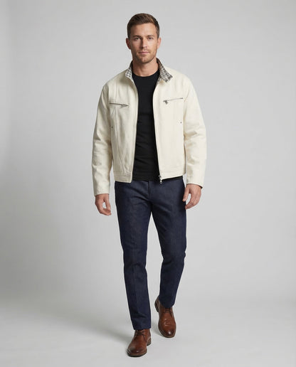 Herren Zipjacke Stehkragen Urban - Eveloria