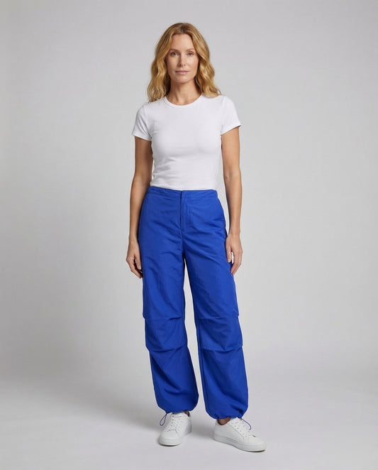 Damen Ballonhose Kordelbund Schwarz - Eveloria