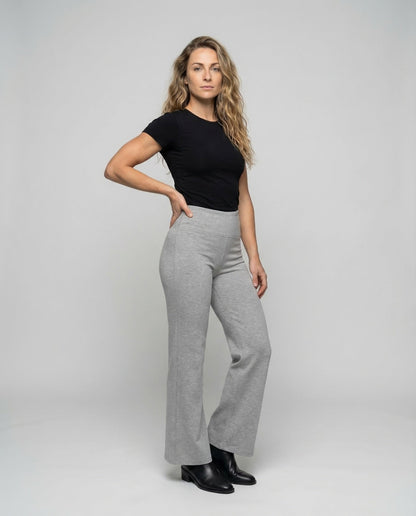 Damen Loungehose Weich Komfortbund Schwarz - Eveloria