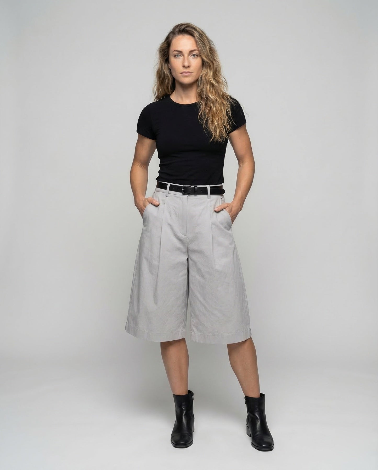 Damen Bermuda Shorts Leichter Twill - Eveloria