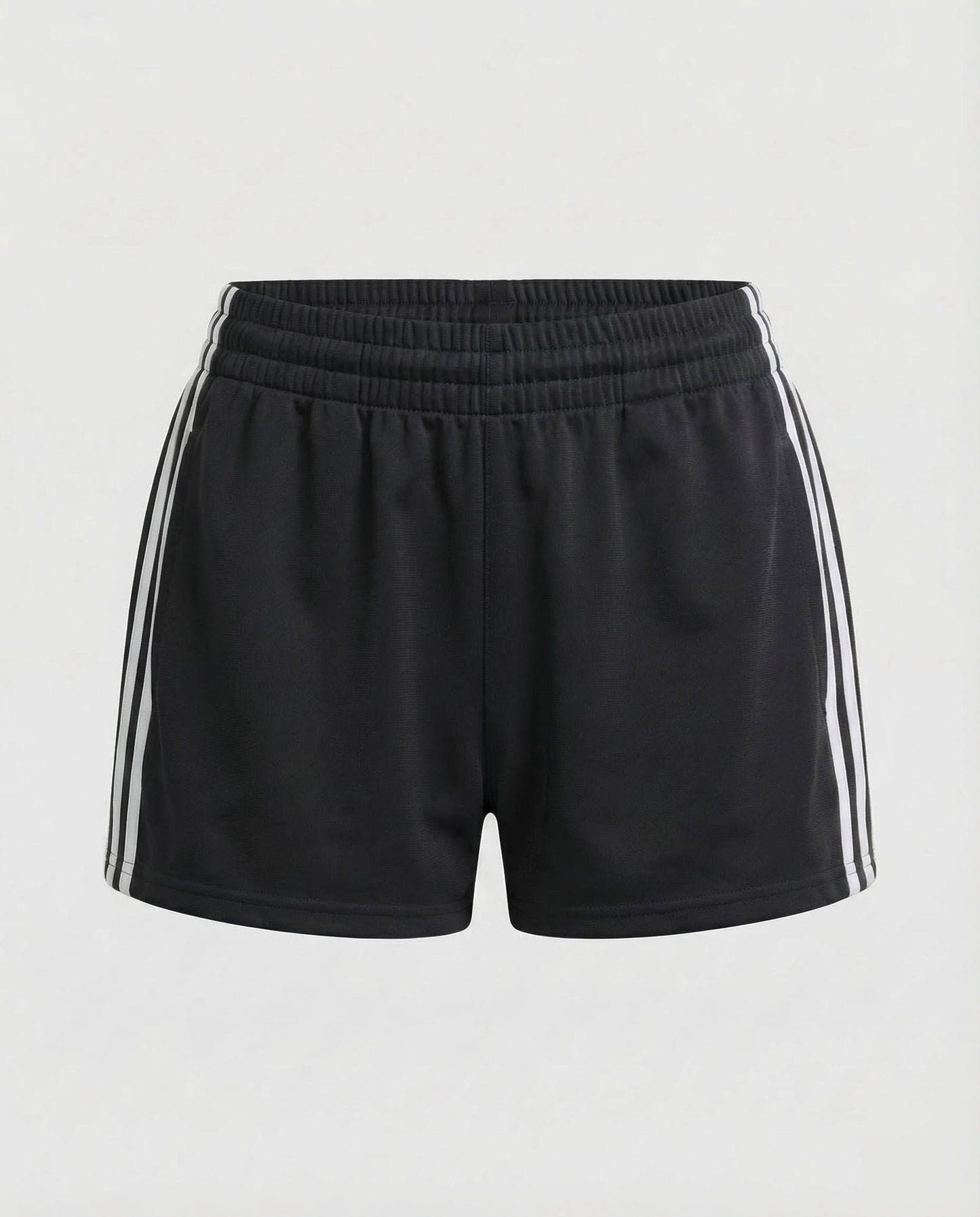 Damen Sportshorts 3-Streifen Seitenstreifen