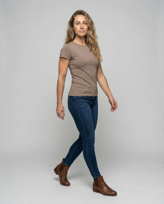 Damen T-Shirt Baumwolljersey Friends-Logo - Eveloria