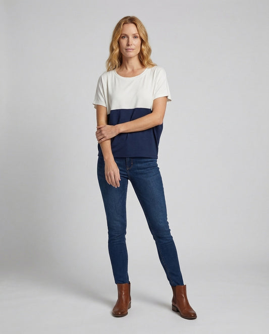 Damen Strickshirt Fledermausärmel Elastisch - Eveloria