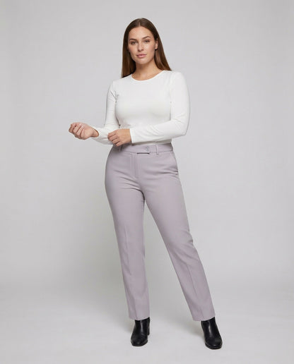 Damen Stretchhose Mittelhoher Bund - Eveloria