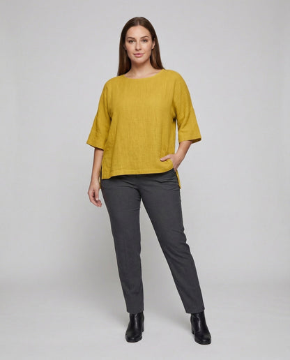 Damen Oversize Tunika Fledermausärmel - Eveloria
