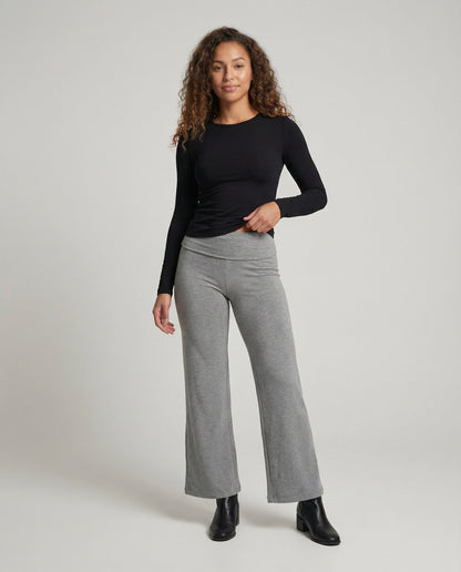 Damen Leggings Jersey Umschlagbund - Eveloria