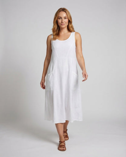 Damen Swing-Kleid Mit Seitentaschen Großzügig - Eveloria