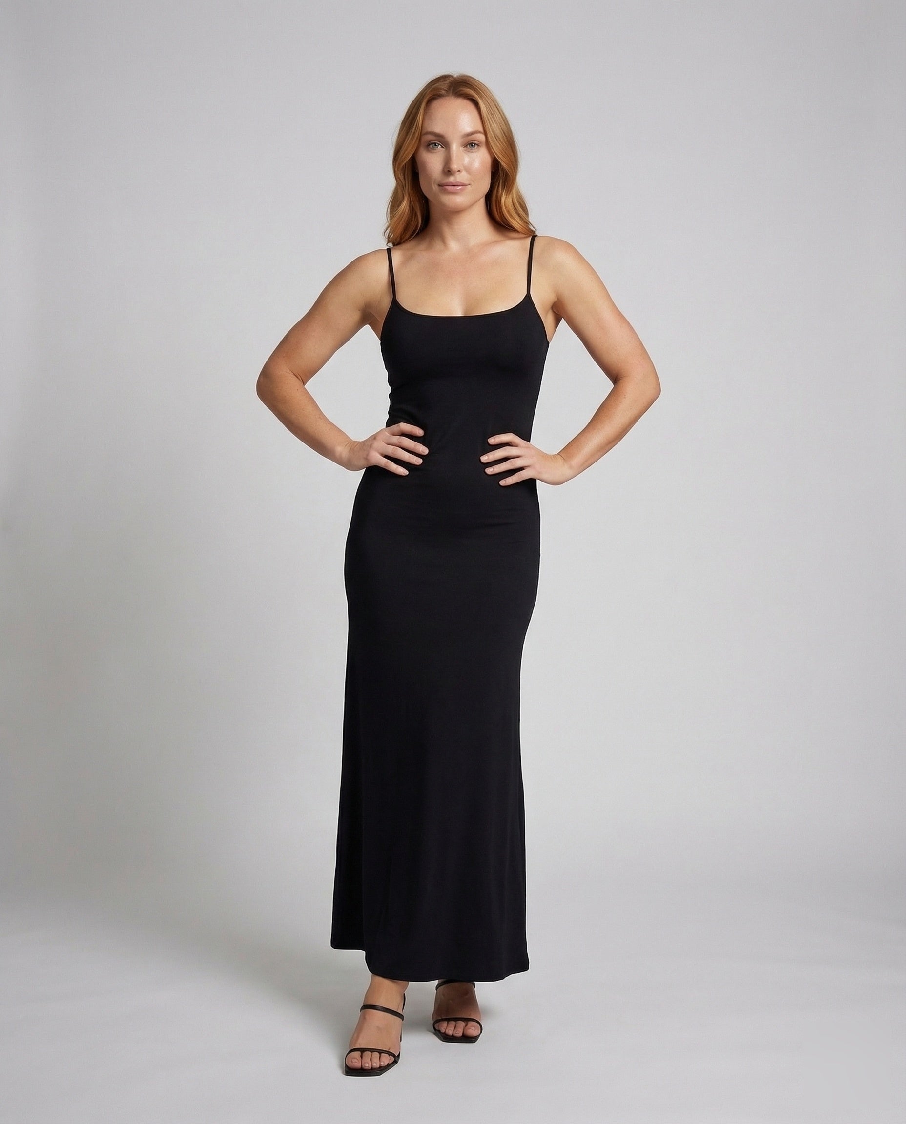 Damen Maxikleid Schmal Figurformendes Korsett-Design - Eveloria