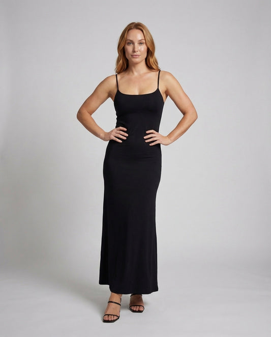 Damen Maxikleid Schmal Figurformendes Korsett-Design - Eveloria