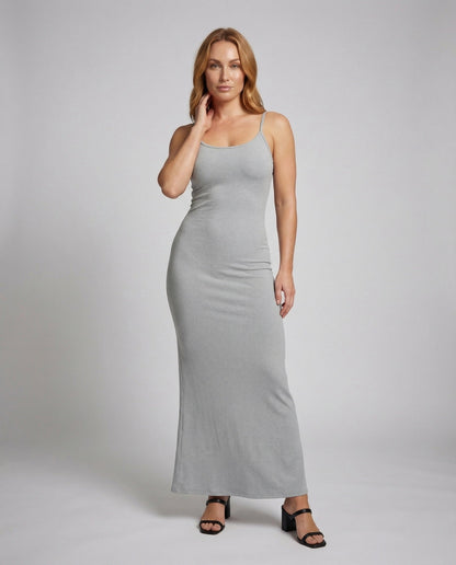 Damen Maxikleid Stretch-Jersey Meerjungfrauen-Saum - Eveloria