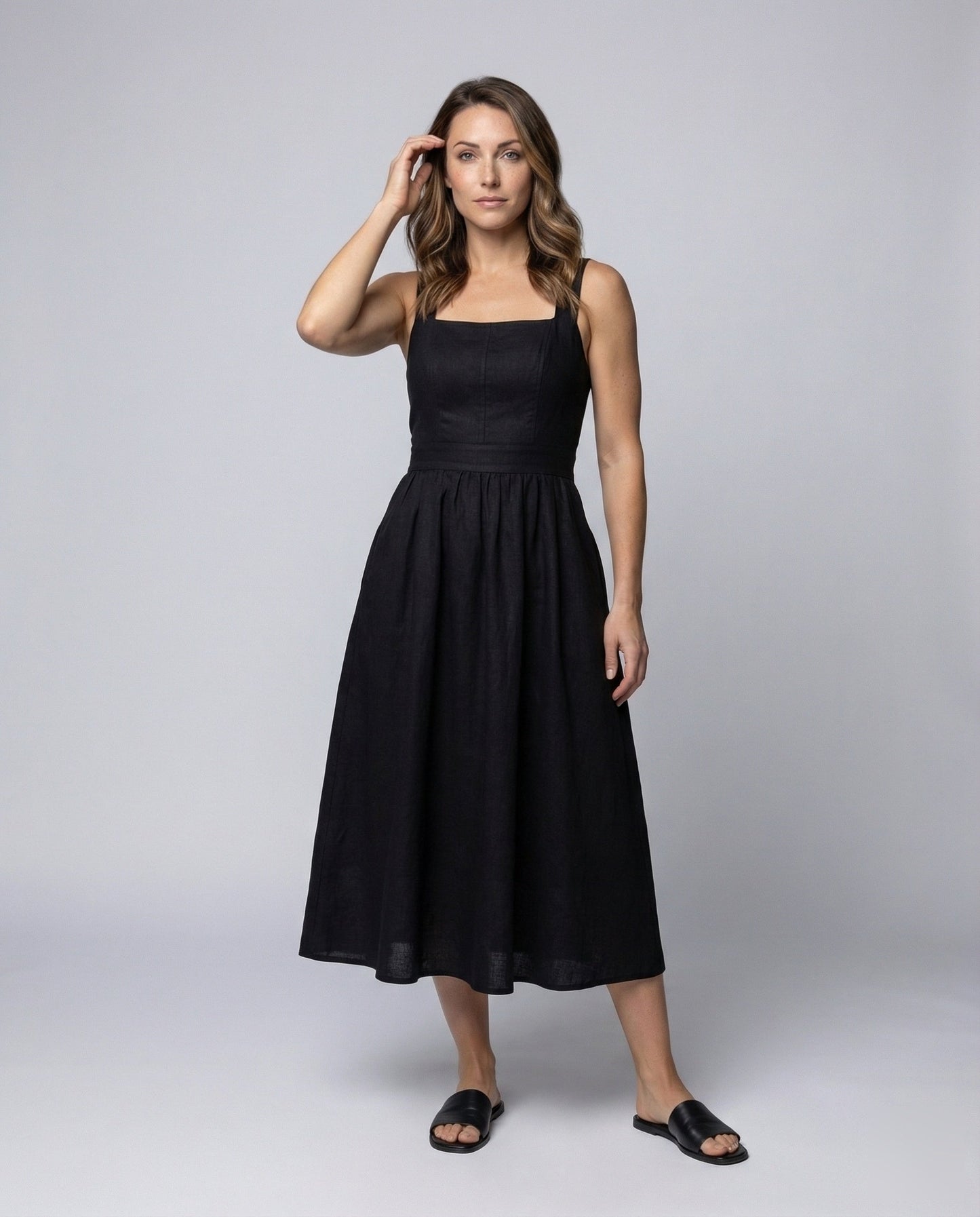 Damen Trägerkleid Mit Korselett-Passform - Eveloria