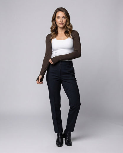 Damen Feinstrick-Bolero Raglan Ärmel Schmal Schwarz - Eveloria