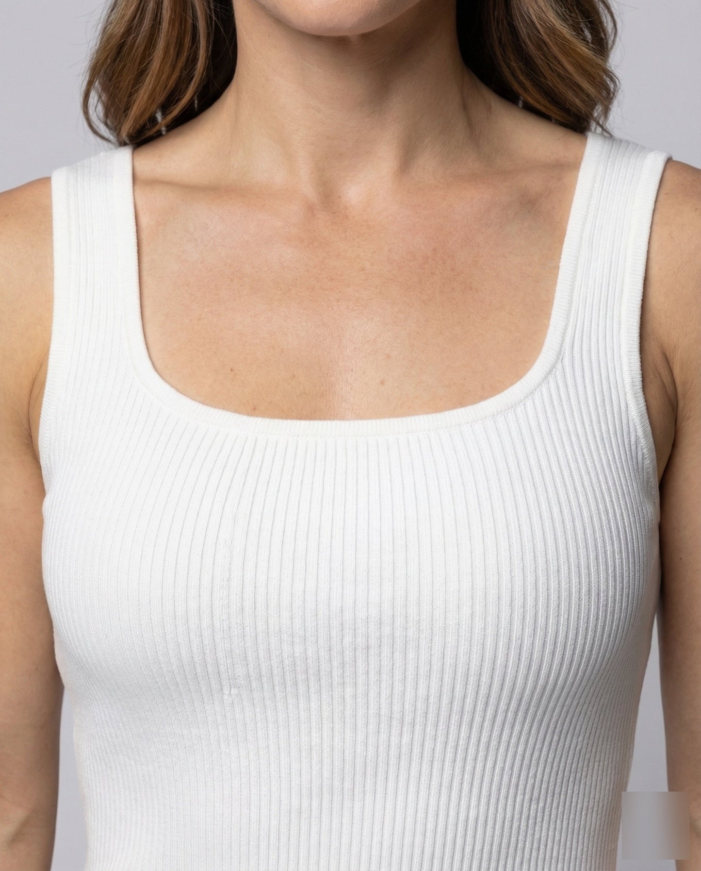 Damen Rippstrick Midikleid Figurformend
