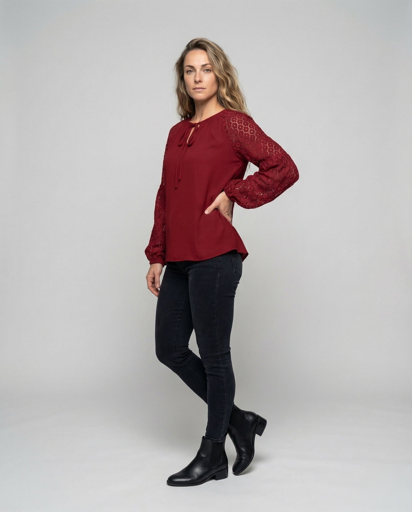 Damen Boho Bluse Leicht Elegante - Eveloria