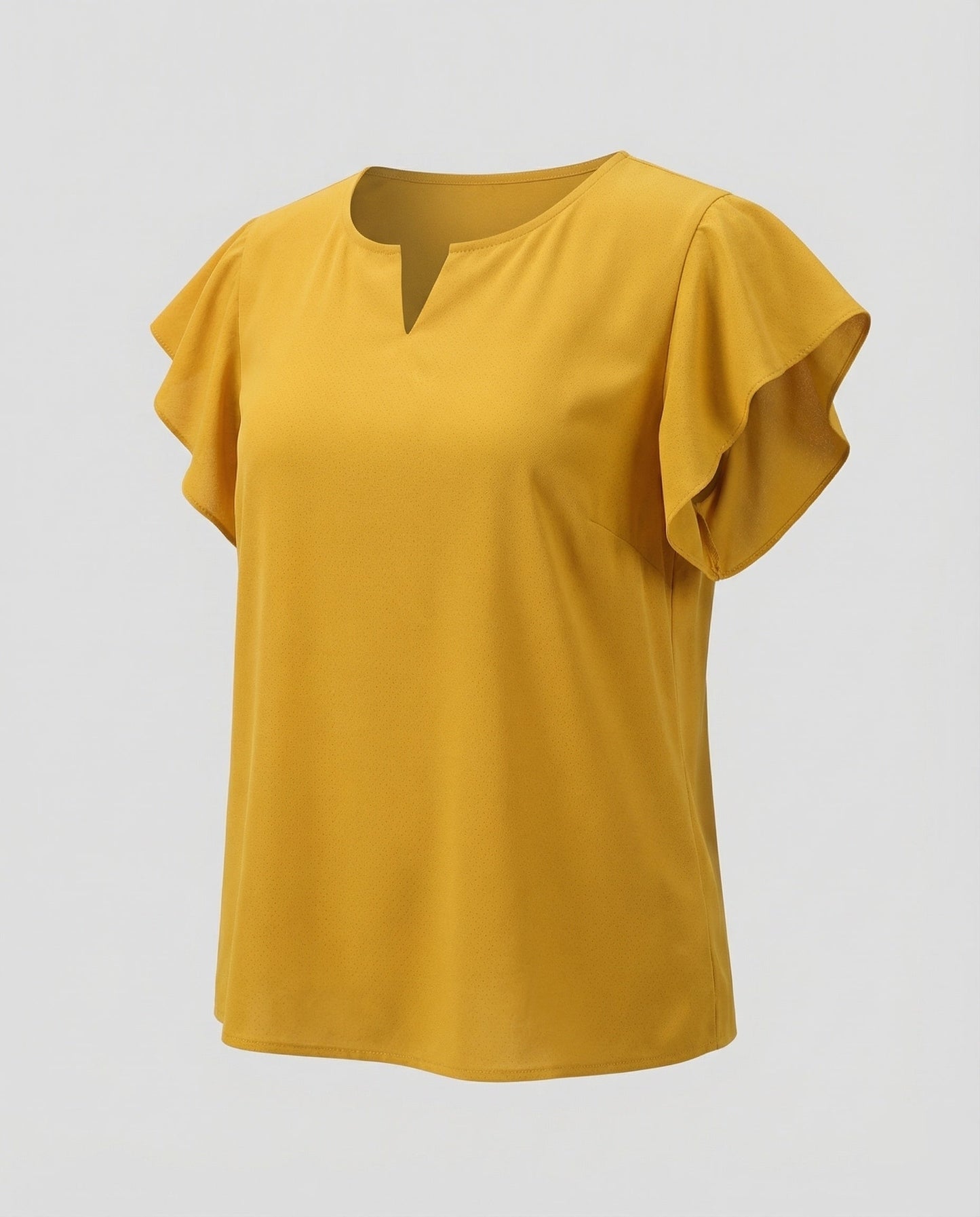 Damen Bluse Leicht Baumwolle Leinen Struktur