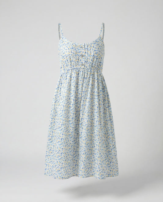 Damen Minikleid Blumenmuster Floral - Eveloria