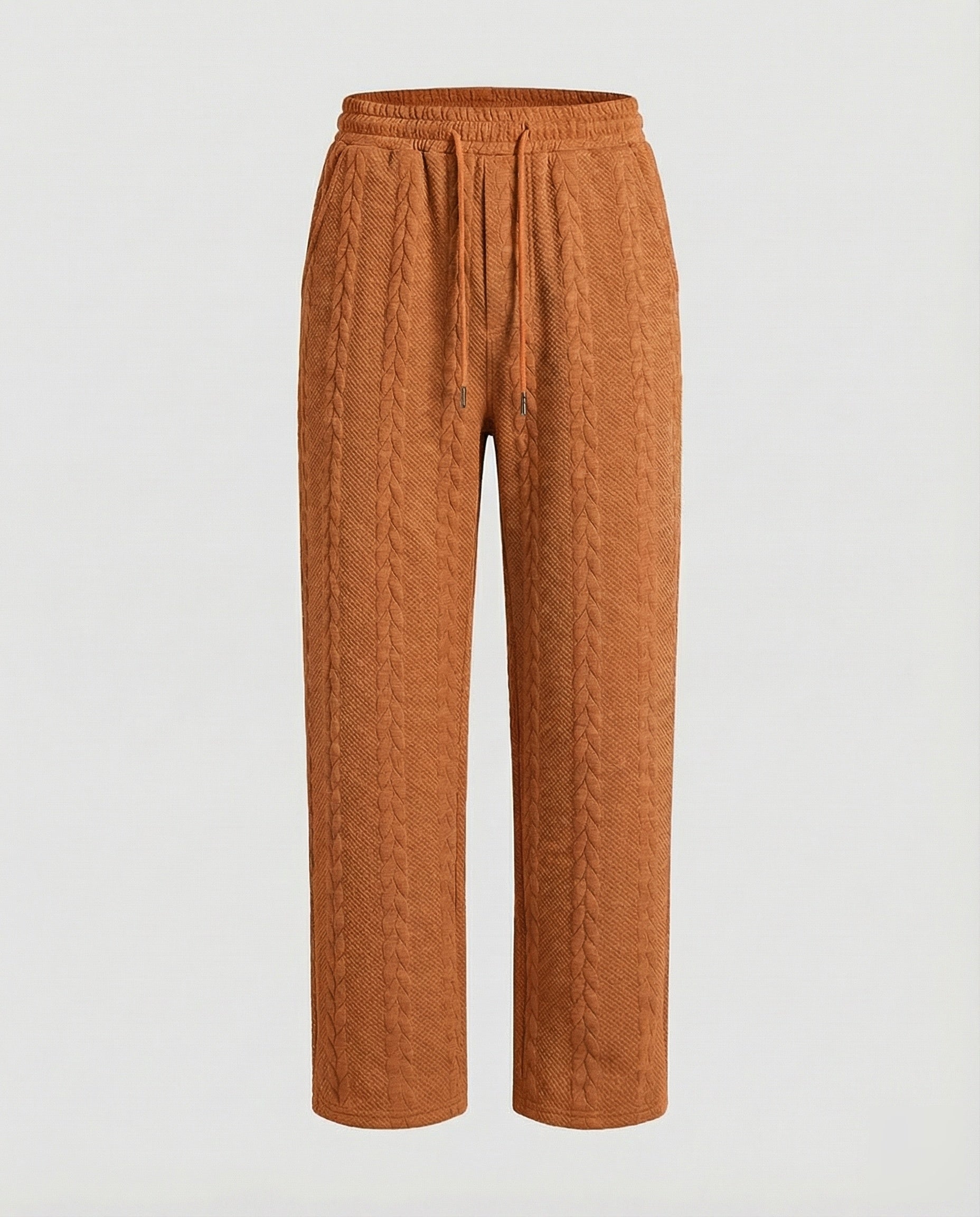 Damen Zopfstrick Loungehose mit Tunnelzug - Eveloria