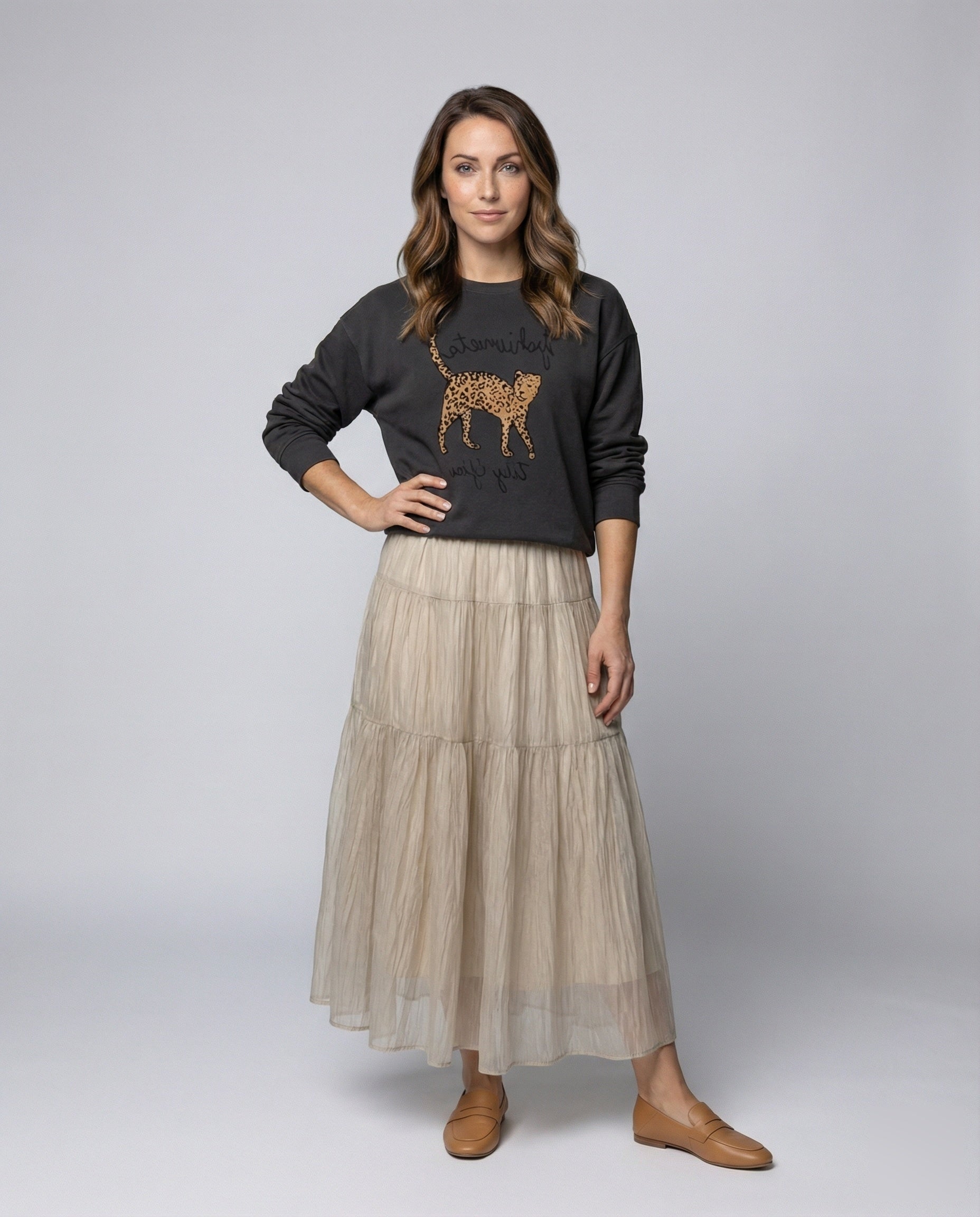 Damen 2-teiliges Lagenlook-Set Sweater - Eveloria