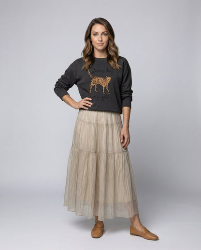 Damen 2-teiliges Lagenlook-Set Sweater - Eveloria