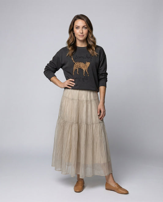 Damen 2-teiliges Lagenlook-Set Sweater - Eveloria