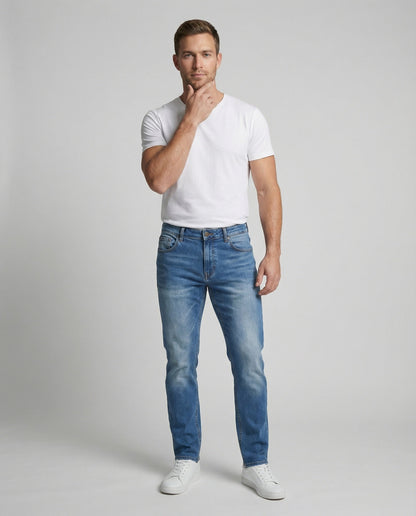 Herren Denimhose Slimfit Schmal - Eveloria