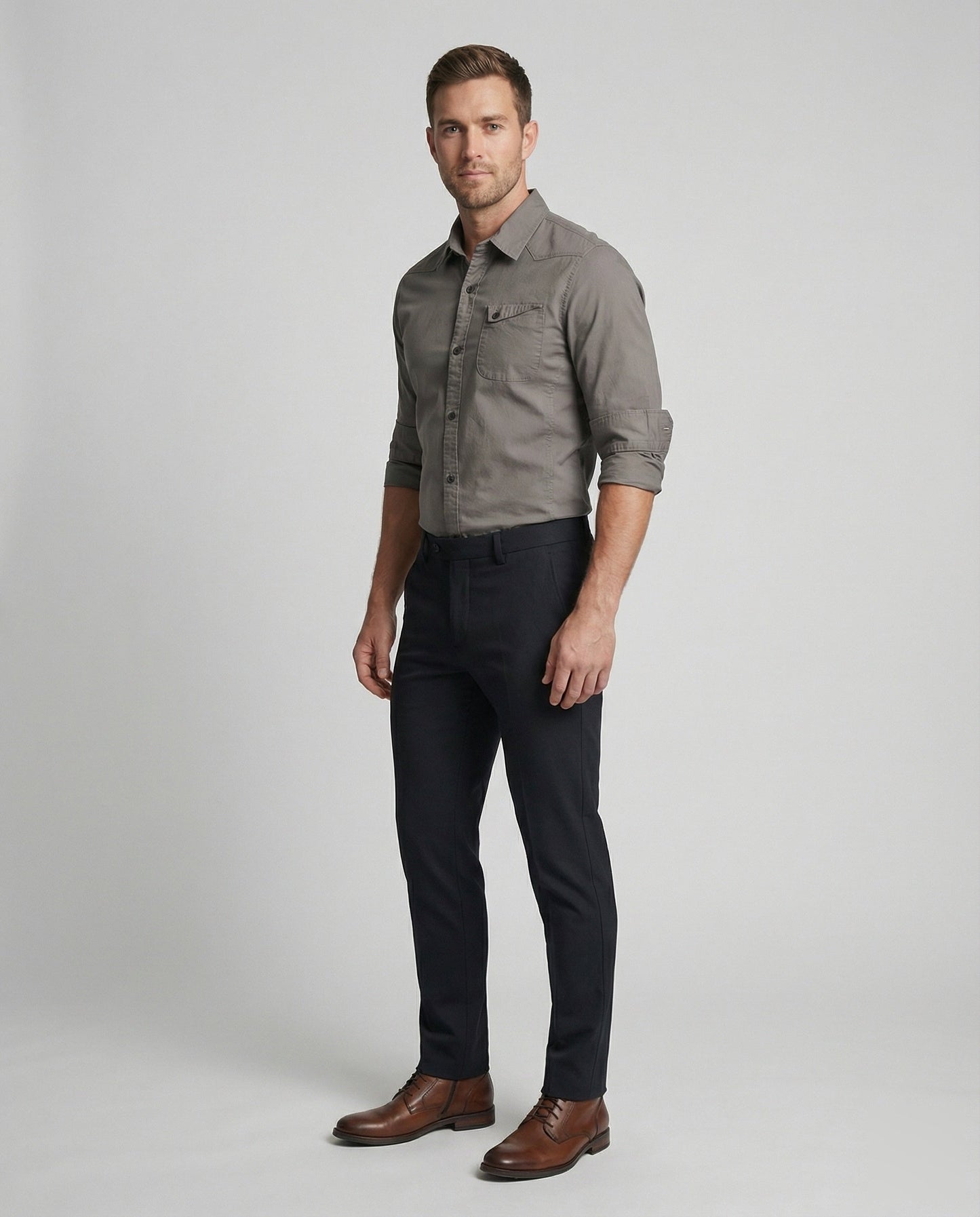 Herren Businesshemd Slim Fit - Eveloria