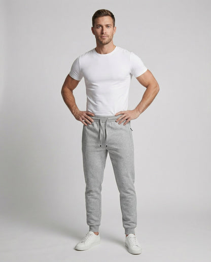 Herren Sweathose Reißverschluss Urban Schwarz - Eveloria