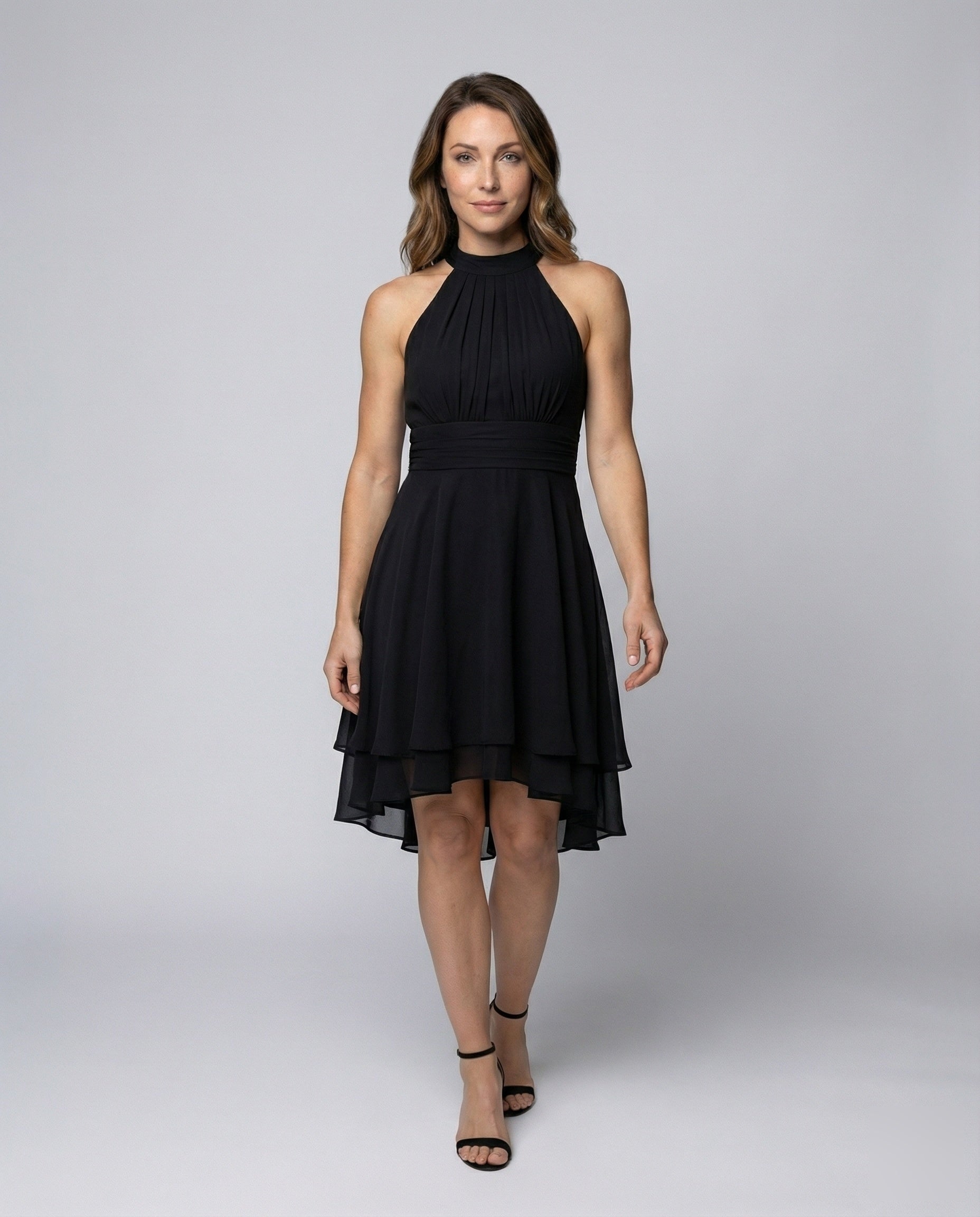Damen Halterkleid Elegant Cocktailkleid - Eveloria