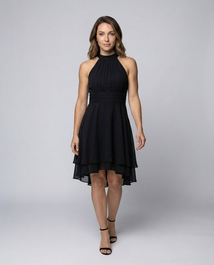 Damen Halterkleid Elegant Cocktailkleid - Eveloria