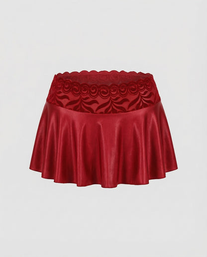 Damen Bade-Rock mit Slip Baumwolle