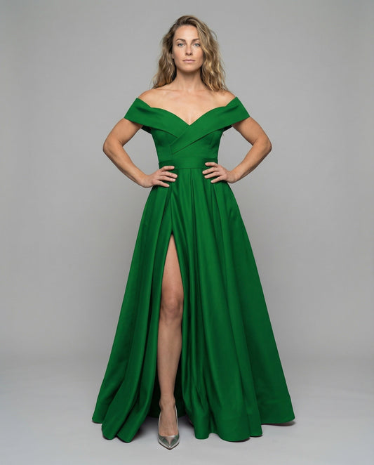 Damen Abendkleid Elegante Ballrobe Tellerfaltenrock - Eveloria